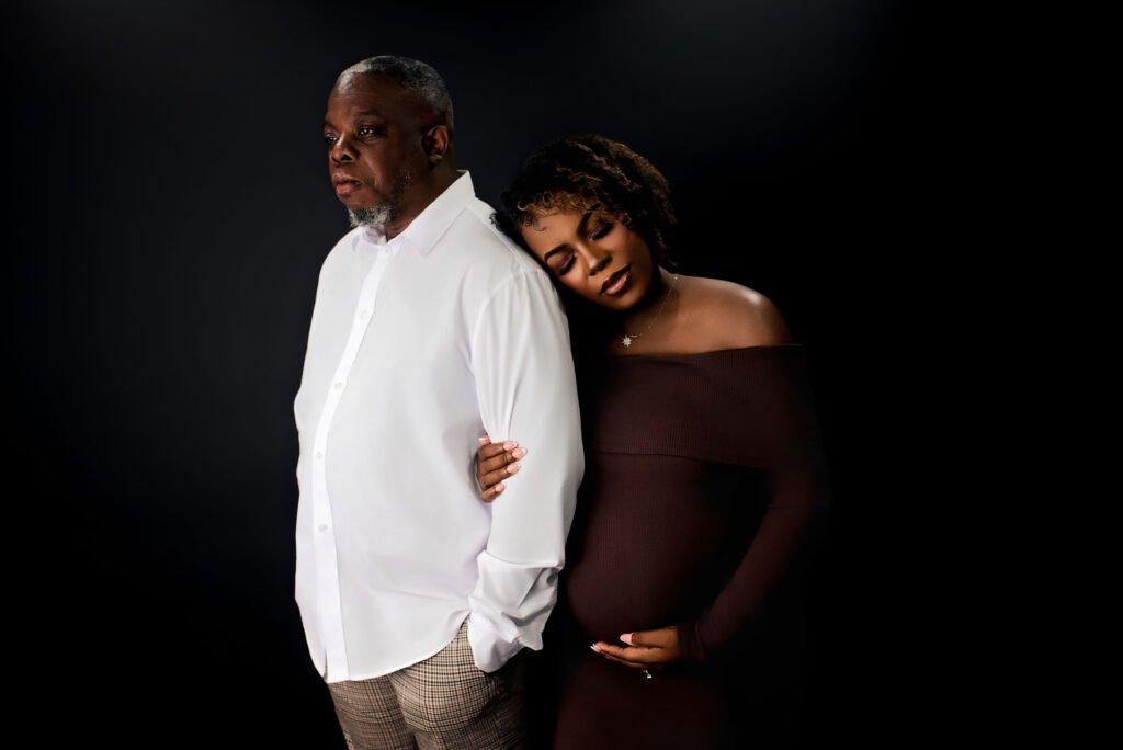Luxury maternity portrait Hamilton fine art photography