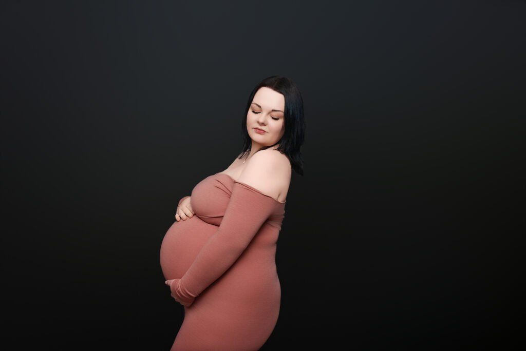 Luxury maternity portrait Hamilton fine art photography